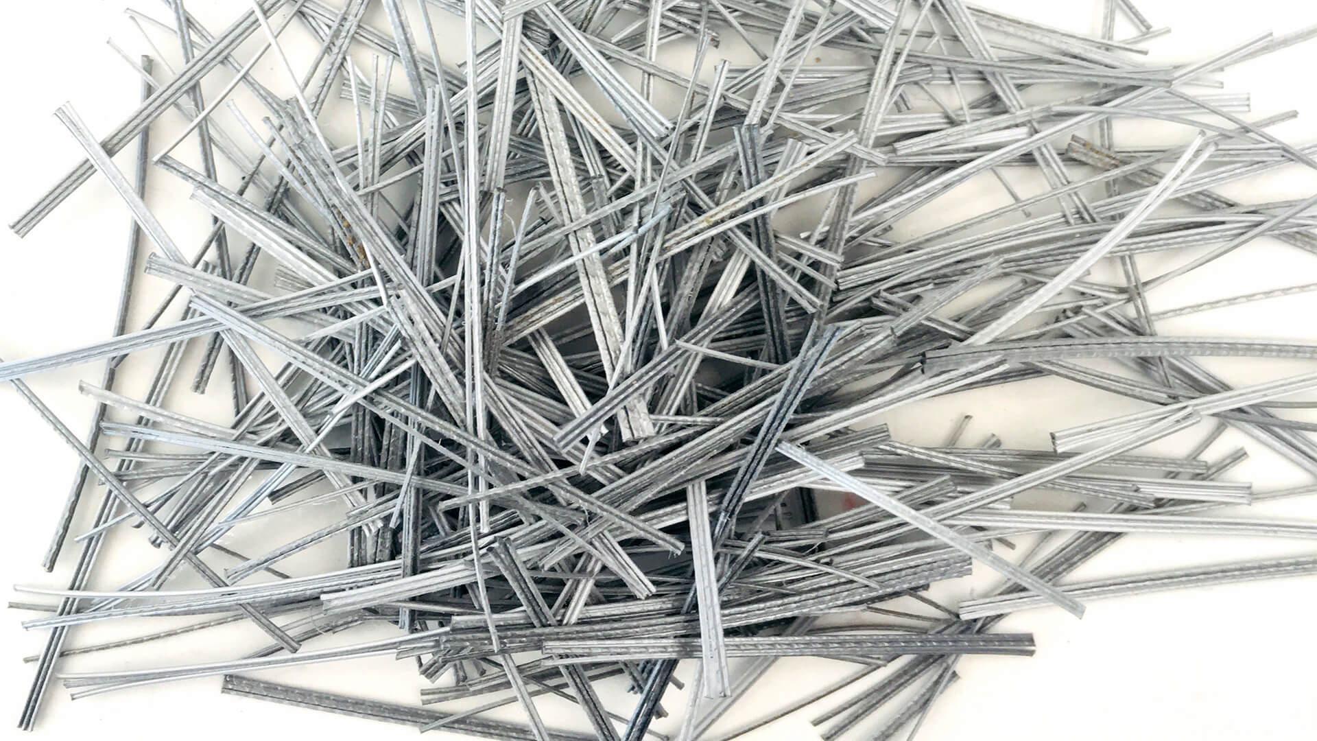 Macro fibra PP para concreto e argamassa
